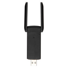 Adaptateur WiFi double bande 1300M USB 3.0 pour Windows Mac Noir