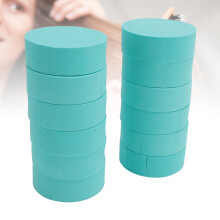 12 Pcs Green C-Shape Sponge Hair Rollers Heatless Curling Tools
