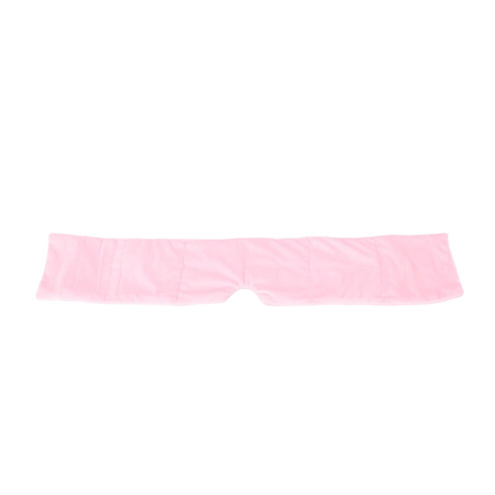 Pink Soft Weighted Sleep Cover With Elastic Band For Night Travel 68X9cm