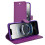 (Purple) For Apple iPhone 17e Wallet Flip Pouch Case 4