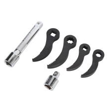 Crowbar Adapter Head Tool Set 1/2in 3/8in Double Square & Extension