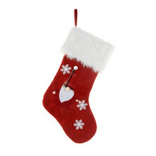 Glowing Christmas Stocking Linen & Non-Woven47cm