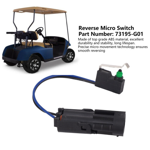Reverse Micro Switch Assembly 73195-G01 for E-Z-GO DCS TXT 1996-2002 2