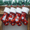Linen Christmas Stocking with Lights, 47x29cm 7