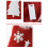 Linen Christmas Stocking with Lights, 47x29cm 8