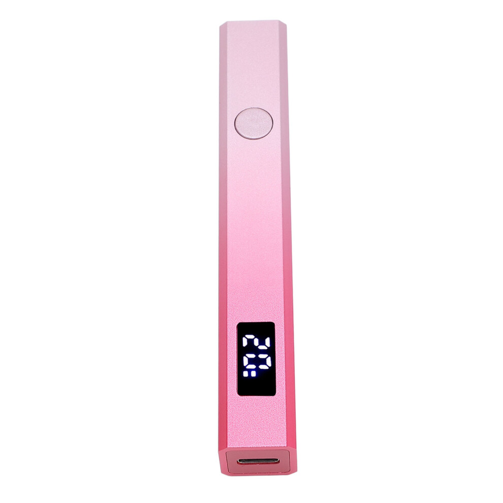 3W Handheld Nail Lamp USB Rechargeable Portable Gel Curing, Metal, 230mAh
