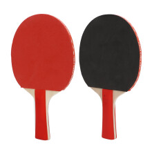 Set di Ping Pong Portatile con 2 Racchette e 3 Palline, Impugnatura a Stretta di Mano