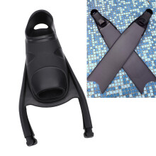 LongbladeLongWing Fußtasche Flosse TPR XL45-46 Schwarz