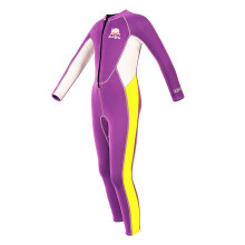 M155596K 2,5 mm Mädchen-Neoprenanzug dunkelviolett S-XXL