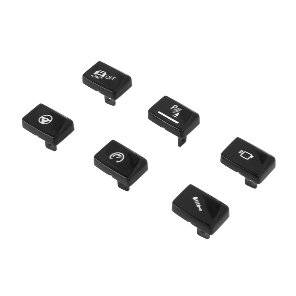 6X Gear Shift Panel Button M3 F80 M4 F82 Black 7055741493447