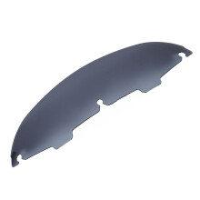 5in Acrylic Motorcycle Windshield Extension Bright Smoked for Cruise & Touring Bikes
