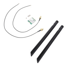 M.2 WiFi 6 Card 1800Mbps BT 5.2 for Linux/Windows, External Antenna