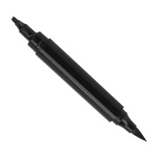 2-in-1 Waterproof Black Beard Styling Pen, Long-Lasting, Double Ended