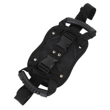 Motorcycle Passenger Grip Handle Black Oxford ABS Fit for Bikes, ATV, Snowmobile