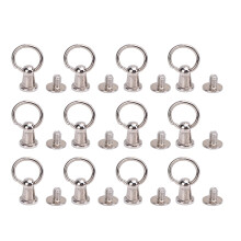 Zugringniet 50 Sets, 6 mm + 5,5 mm, Silber