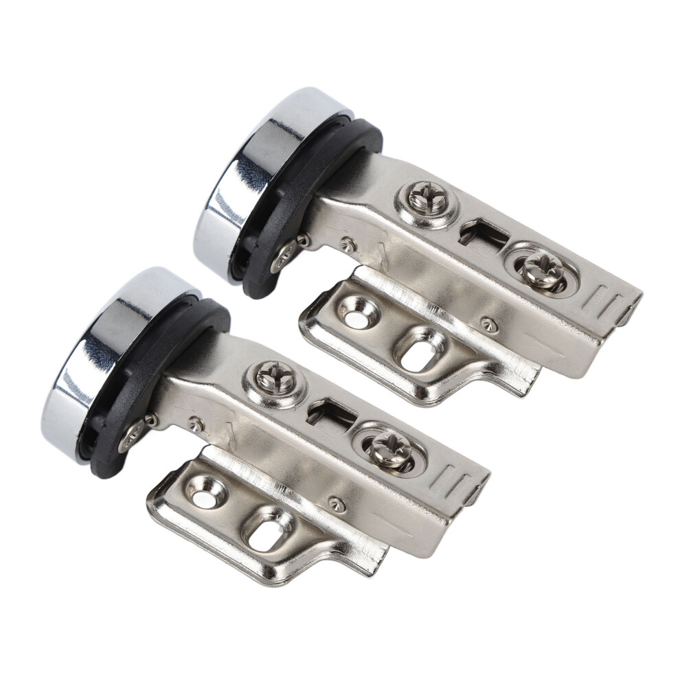 Full Overlay Stainless Steel 201 Cabinet Glass Door Hinge 35 Cup Buffer 18Mm 4991389466883