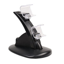 PS4 Controller Charging Dock with LED Indicator, Fast Dual USB Charger Stand for Playstation 4 and PS4 Pro