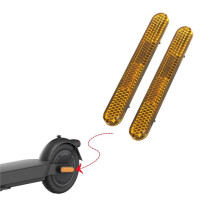 2 Pezzi per Elite Scooter Riflettore Giallo Riflettore Posteriore Laterale per Mijia Elite Scooter Elettrico Ricambi Accessori