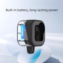 Ladecase für die für Go Ultra Action-Kamera, 1000 MAh Schnellladegerät mit Magnetischer Lade- und Aufbewahrungsstation (Typ-C)