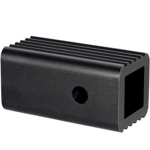 Adaptador de Engate de Reboque de 2" para 1-1/4", Conversor de Manga Receptora de 2 Polegadas para 1,25 Polegadas para Suportes de Bicicletas e