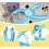 Multifunctional Plastic Safety Eye Tool for Animals, Blue, 77g 6