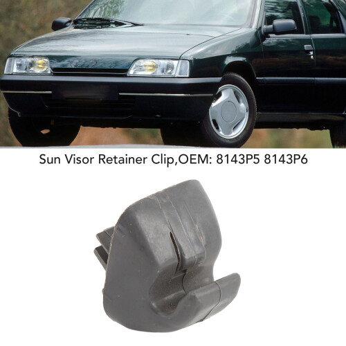 2pcs Sun Visor Retainer Clips 8143P5 Wearproof Plastic Car Sun Visor Hook 2