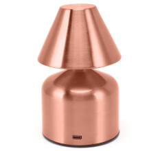 Portless 3W Stepless Dimming Touch Table Lamp 1800mAh Rose Gold Bedside Light