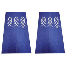 2X Japanese Noren Doorway Curtain Ancient Character Fish for Home Decoration 33X59Inch