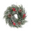 Christmas Wreath Plastic with Pine Cones and Red Berries 2