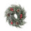 Christmas Wreath Plastic with Pine Cones and Red Berries 3