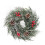 Christmas Wreath Plastic with Pine Cones and Red Berries 4