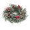 Christmas Wreath Plastic with Pine Cones and Red Berries 5