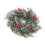 Christmas Wreath Plastic with Pine Cones and Red Berries 7