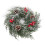 Christmas Wreath Plastic with Pine Cones and Red Berries 8