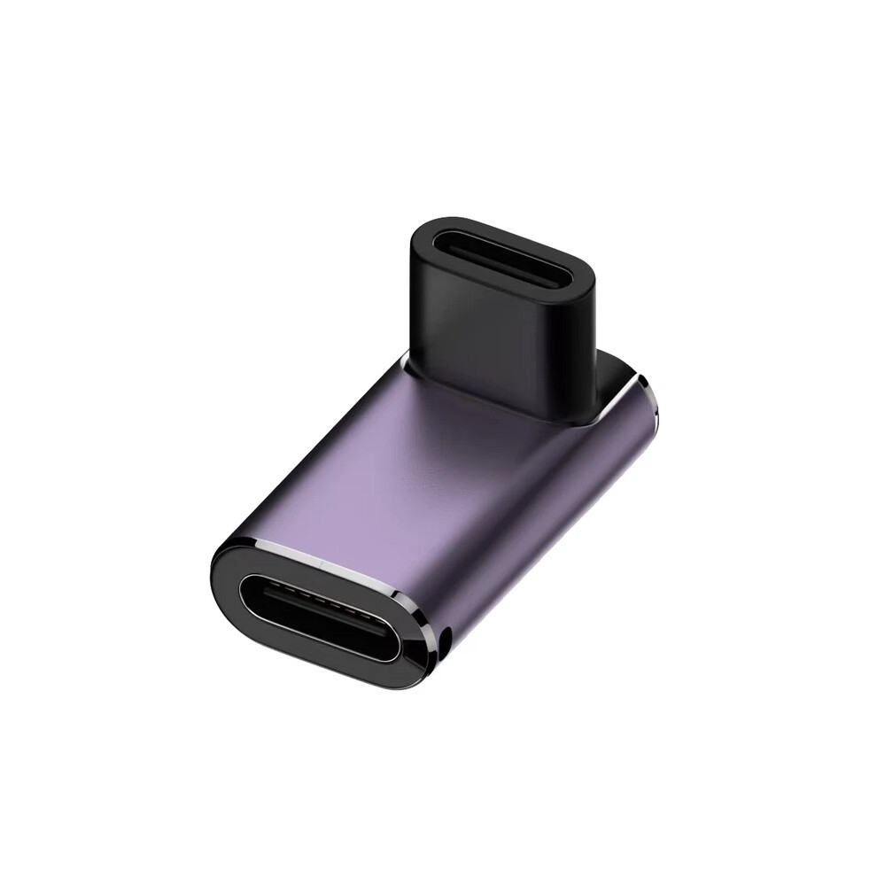 Usb-C Female To Female 90Â° Angled Adapter Usb4 674026158696
