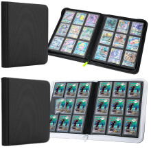9 Pocket Trading Card Binder Set 2 Pack, 504 Card Capacity Toploader Binder for Pokemon and Yugioh Collection