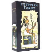 Egyptian Tarot Cards 78 Card Coated Paper Deck with Egyptian Artwork for Beginners and Pros