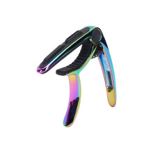 Zinc Alloy Guitar Capo with Anti-Slip Pad & Pick Holder, 8x10cm