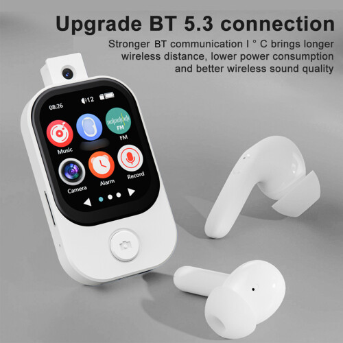 2.01-inch Touchscreen MP3/MP4 Player with Camera, 52g 2