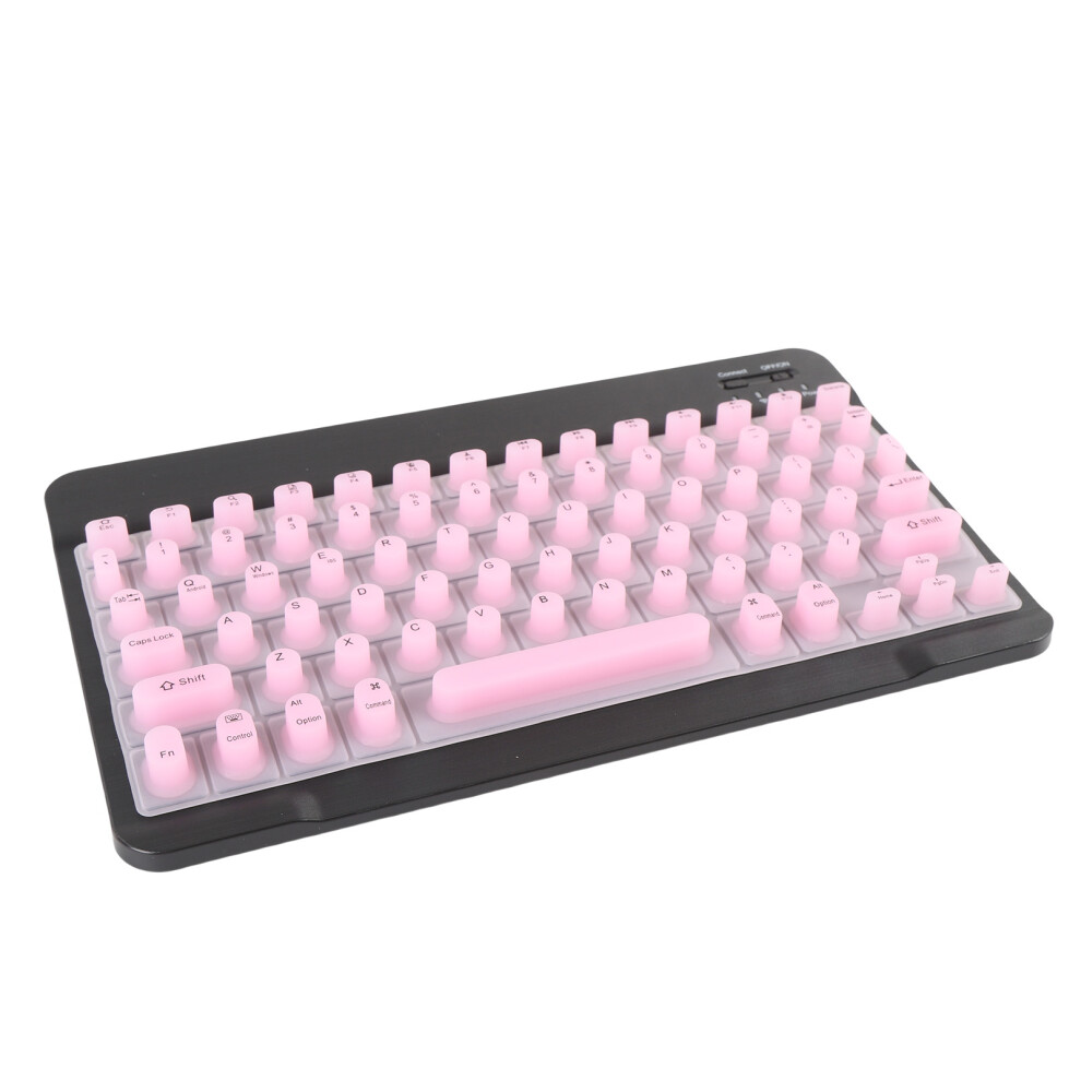 Wireless Bluetooth Keyboard With 120Mah Battery, Slim & Quiet Pink 4061389471030