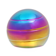 Rainbow Ball Fidget Spinner Kinetic Desk Toy for Stress Relief, 180Second Spin Optical Illusion