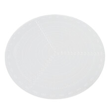 Round Circle Center Finder 300mm Acrylic, 11.8in, for Woodworking & Crafts