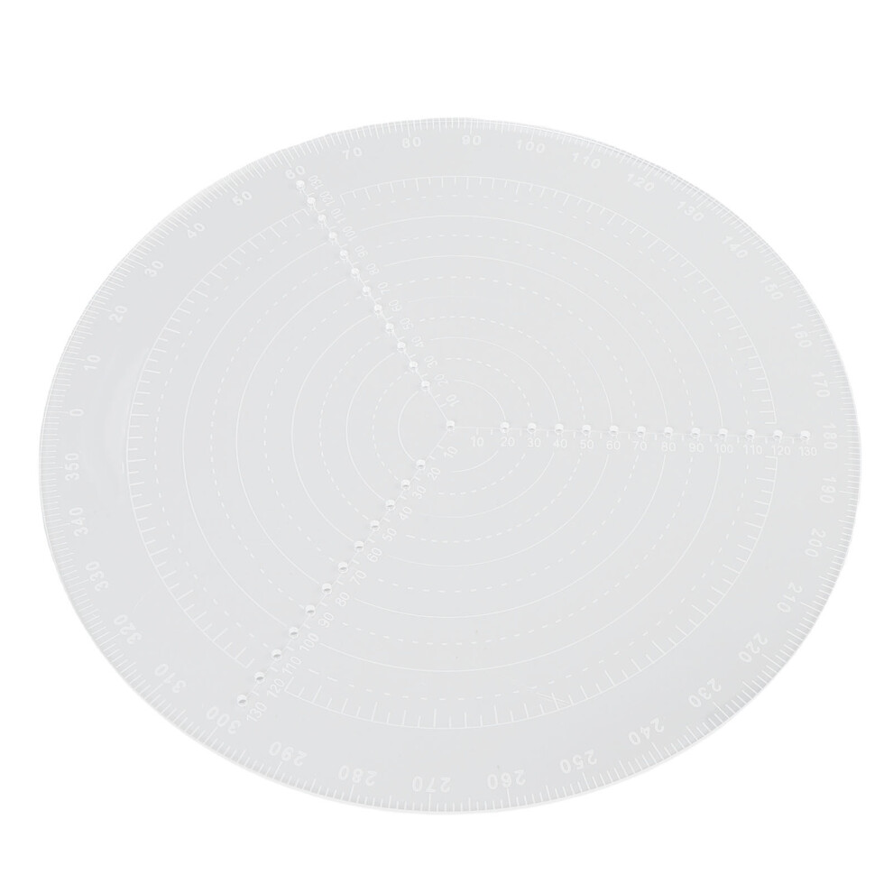 Round Circle Center Finder 300Mm Acrylic, 11.8In, For Woodworking & Crafts 7691389471906