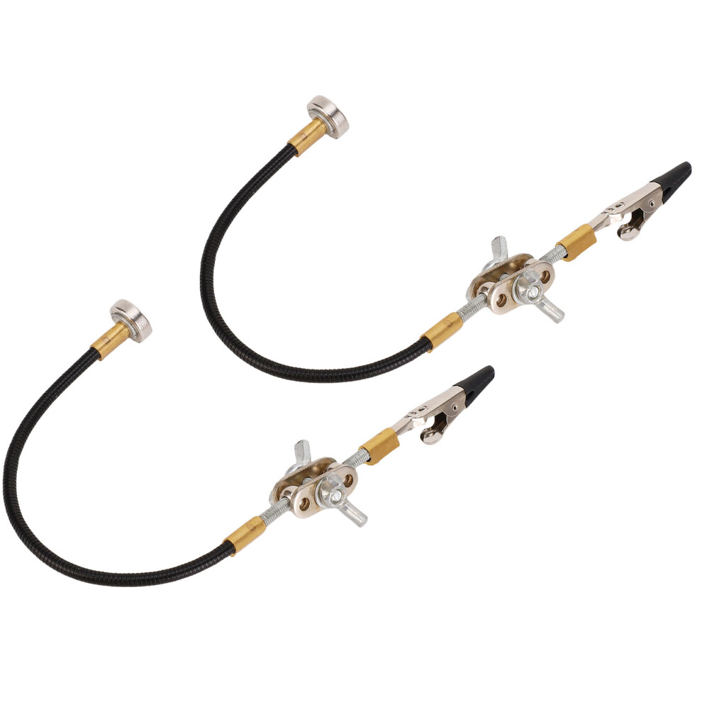 2Pcs 10.24In Alloy Steel Soldering Helping Hands With Gooseneck Arms 8091389472504