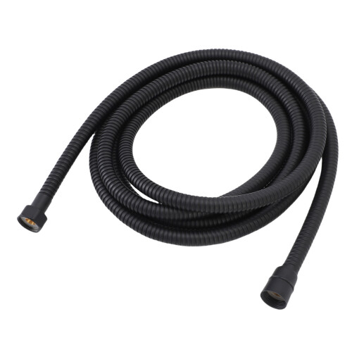 Duschschlauch 3 m schwarze Handbrause flexibel