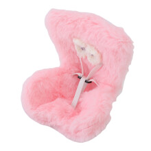 Cute Pink Plush Car Air Vent Doll Safety Seat 145x110mm