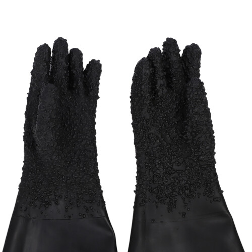 65 cm Latex Sandstrahlhandschuhe für Isolationsbox