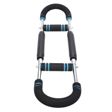 Twister Arm Exerciser Spring Workout Bar, Black & Blue, 67cm