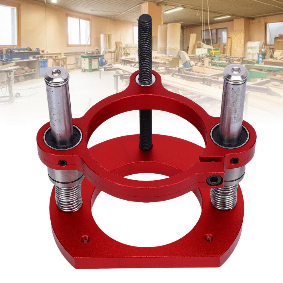 Router Lift Base 2 Jaw Clamping, 70Mm Stroke, Red 9491389474574
