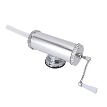 Compact Stainless Steel Manual Sausage Stuffer for Home & Commercial Use